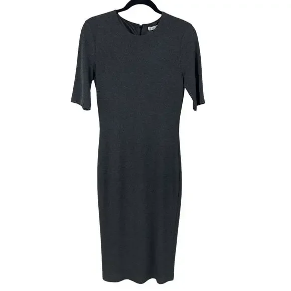 Mango | Dresses | Mango Suit Collection Short Sleeve Fitted Knit Midi Dress Dark Gray Womens 6 | Poshmark Mango | Dresses | Mango Suit Collection Short Sleeve Fitted Knit Midi Dress Dark Gray Womens 6 | Poshmark